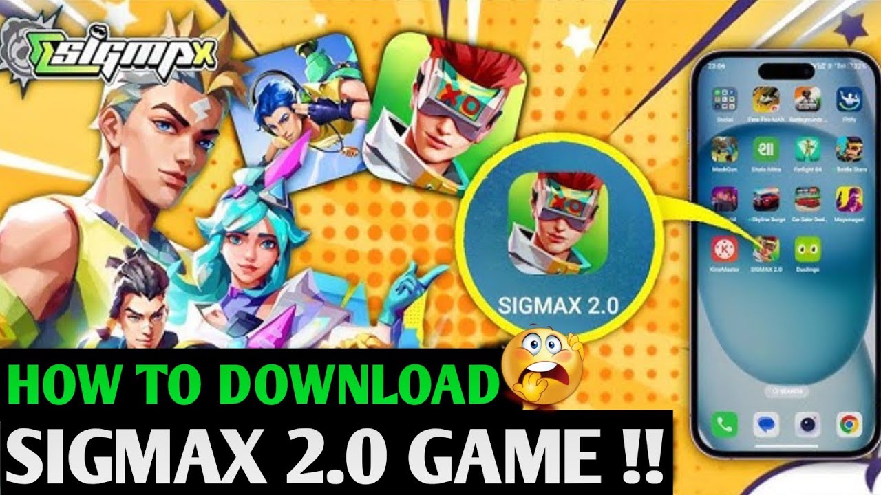 How To Download Sigmax 2.0 Game | Sigma Battle Royale Update 2024 | Sigmax Download
