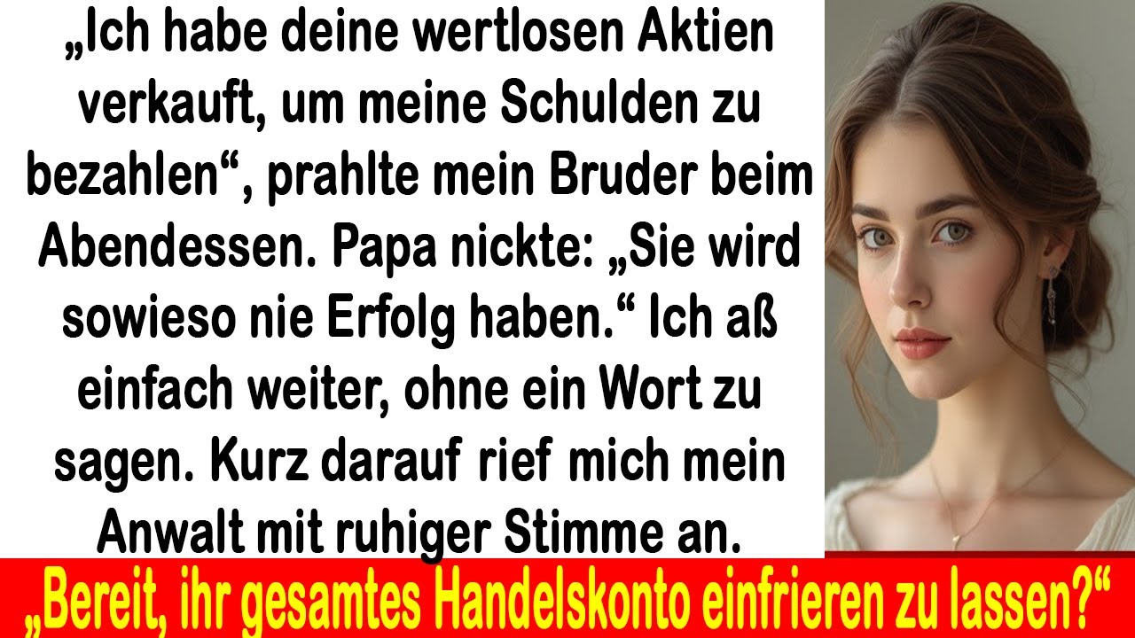 Mein Bruder verkaufte meine Firmenanteile ohne Erlaubnis – jetzt sind sie 327 Millionen wert.