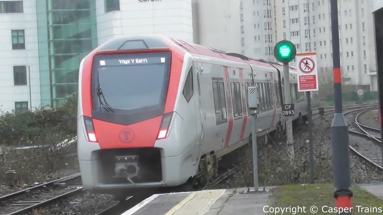 Trains at Cardiff Queen Street
