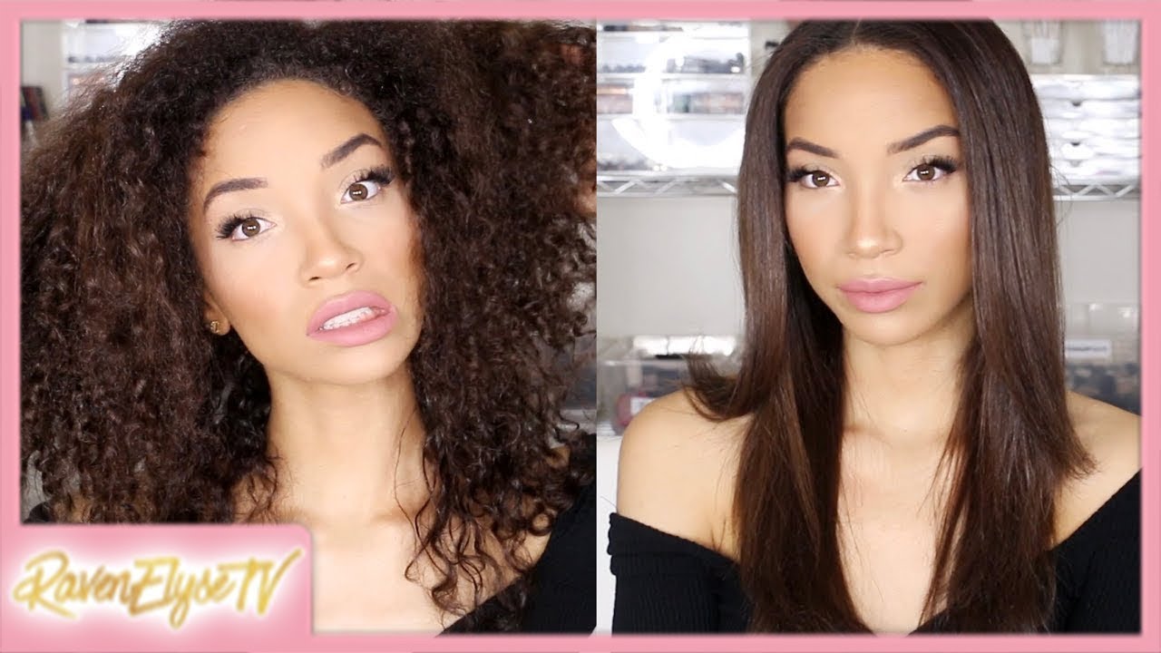 My CURLY to STRAIGHT Routine + Tips for Silky Results!