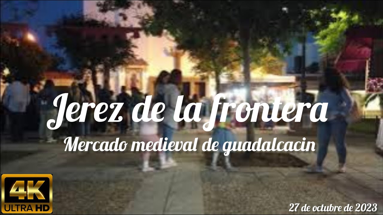 mercado medieval de guadalcacin (jerez de la frontera) (4k) (27 de octubre de 2023)