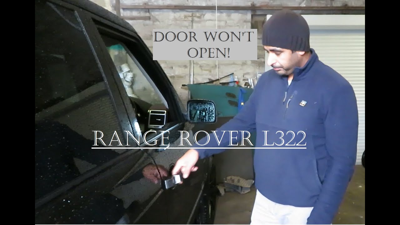 RANGE ROVER L322 Door Panel removal to investigate why door not opening
