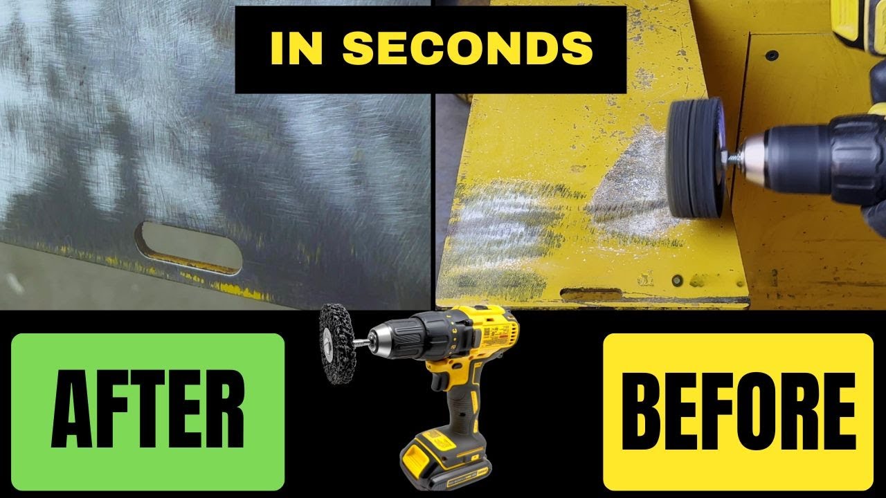Remove Paint & Rust with Your Drill in SECONDS (ZERO Damage) | Stripping Wheel Kit By LINE10 Tools
