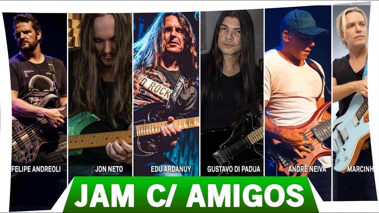 Jam c/ Edu Ardanuy, Felipe Andreoli, Jon. Neto, Gustavo Di Padua, Marcinho Eiras e André Neiva
