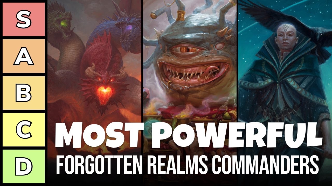 The Most Powerful Commanders of D&D Adventures in the Forgotten Realms | Power Tier List | EDH | MTG
