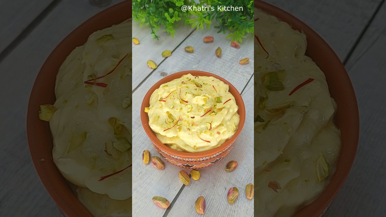 Kesar Pista Shrikhand #shrikhand #easydessertrecipe  #khatriskitchen #food #hindi #shorts