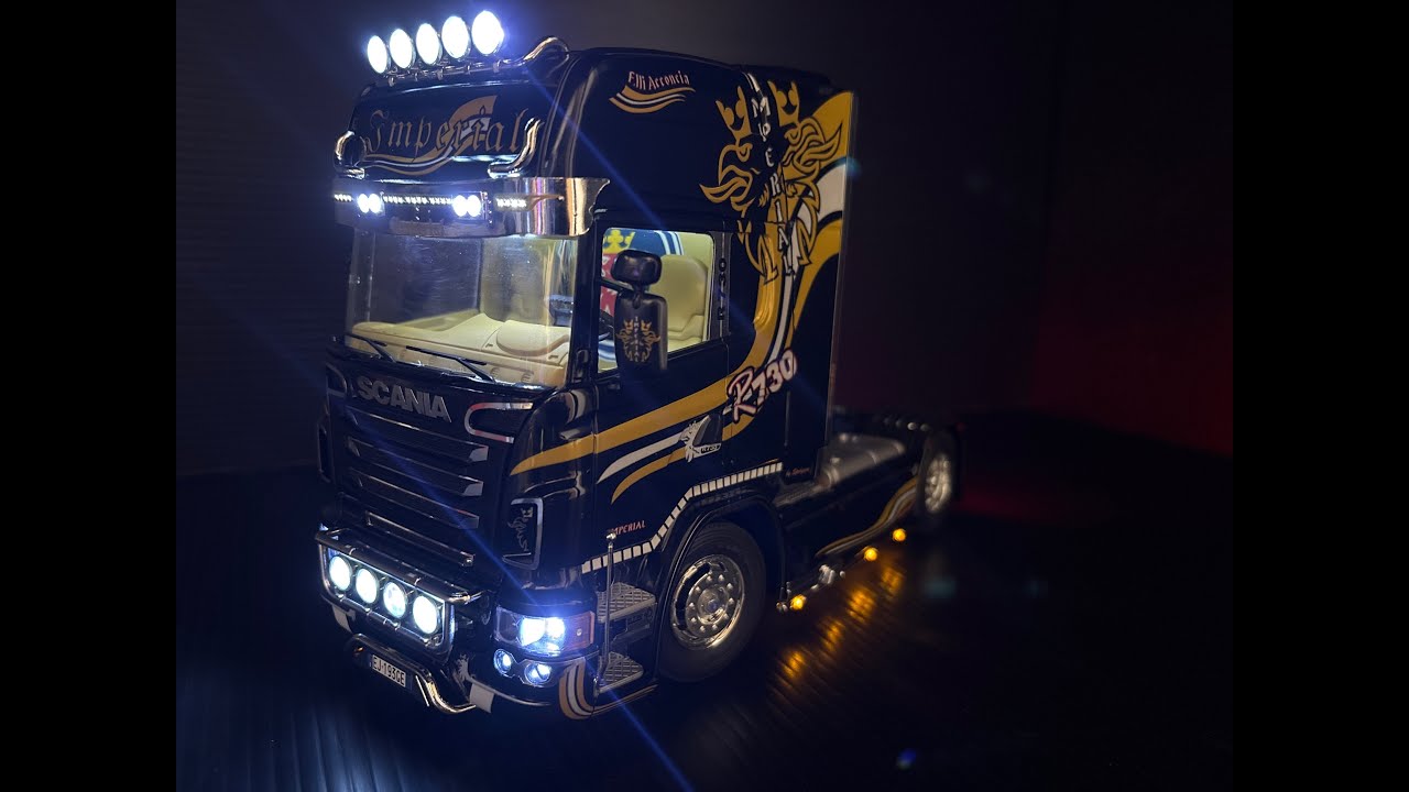 プラモデル制作　イタレリ　スカニア　ITALERI SCANIA　1/24　R730 V8 Imperial　　★　検索→　トラック野郎　一番星　哥麿会　デコトラ