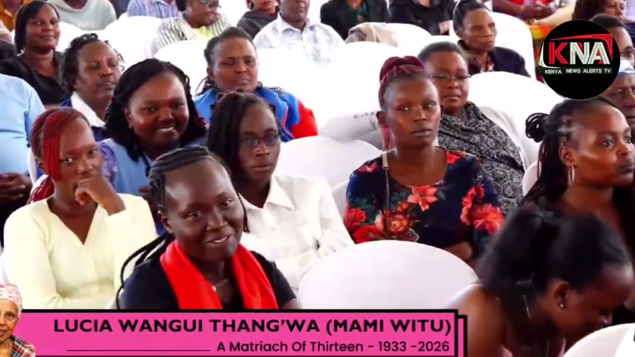 LISTEN TO SENATOR KARUNGO HEART WARMING WORD TO HIS FAMILY DURING THEIR MOTHER'S BURRIAL.