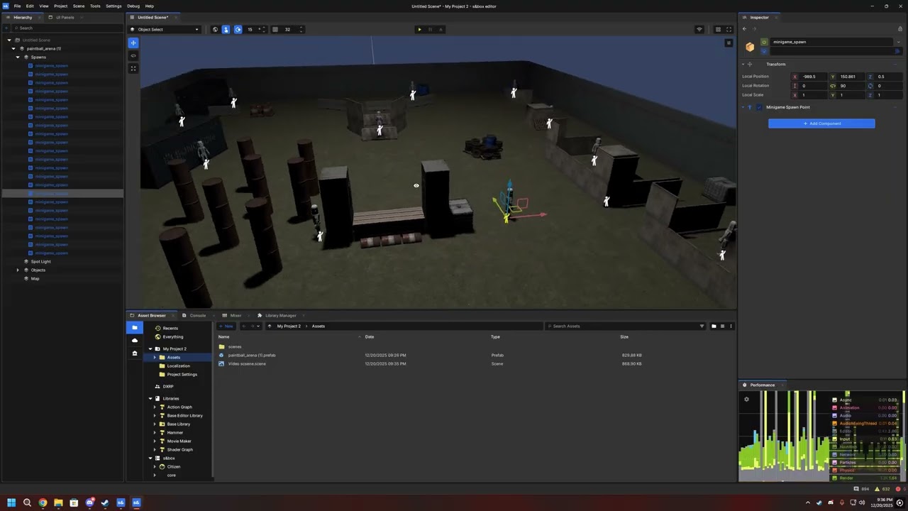 S&Box (DXRP) | Setup Minigame Map Making