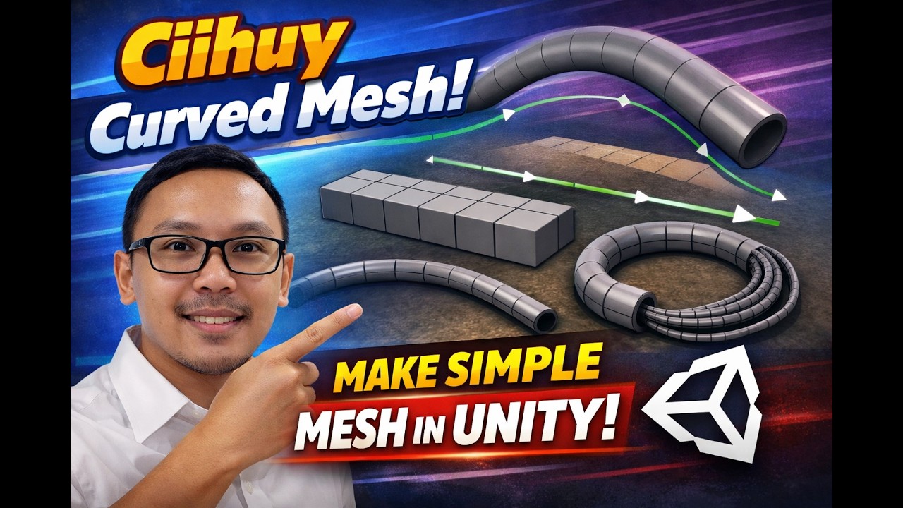 Ciihuy Curved Mesh - Make simple mesh along straight and curved path in Unity
