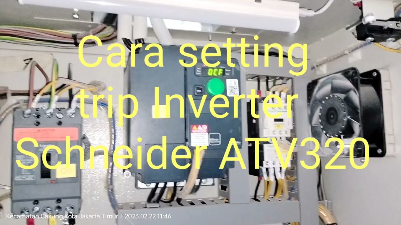 cara setting trip inverter Schneider ATV320