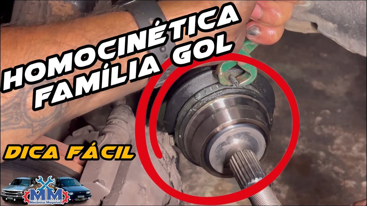 TROCA HOMOCINÉTICA GOL G3 2005 - FAÇA VOCÊ MESMO