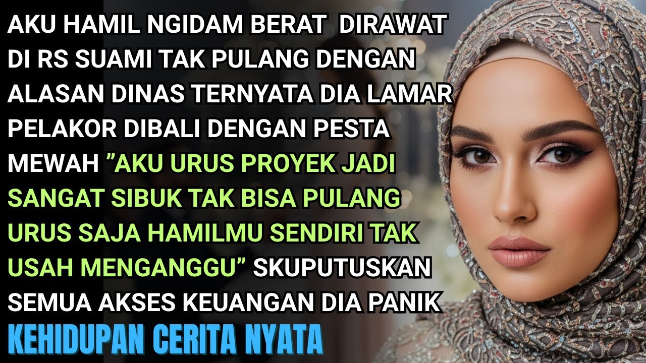 AKU DIRAWAT DI RS KARENA NGIDAM BERAT SUAMI TOLAK PULANG ALASAN DINAS TERNYATA LAMAR PELAKOR-KUBALAS