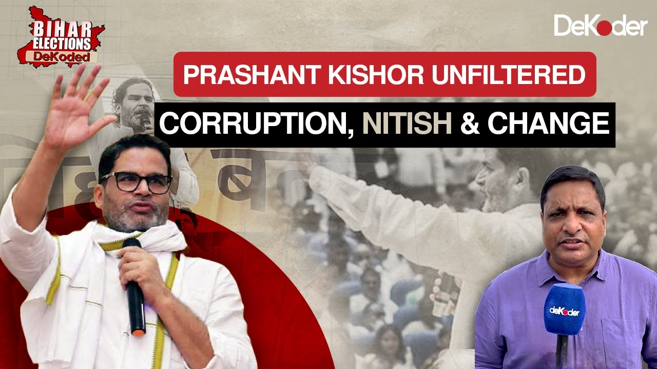 Prashant Kishor Full Interview with Manish Kumar | Bihar Elections 2025 | DeKoder Exclusive