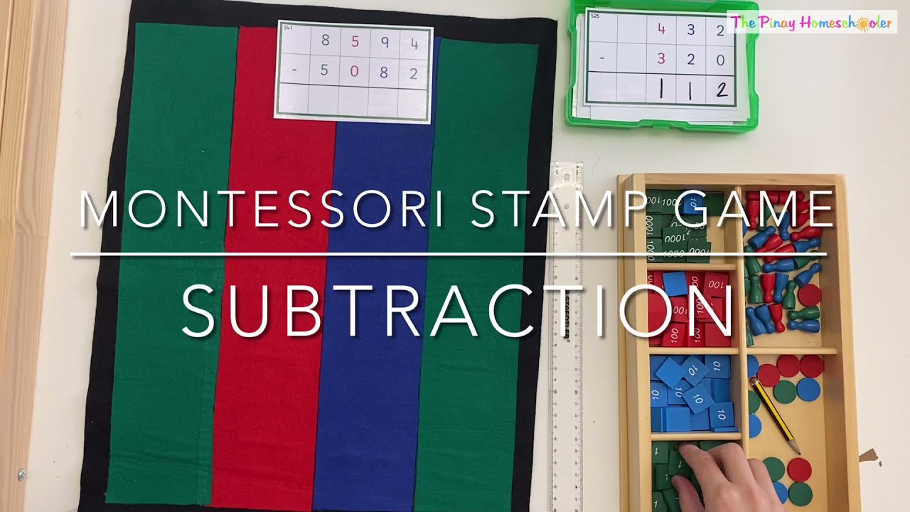 Learning Subtraction Using Montessori Stamp Game