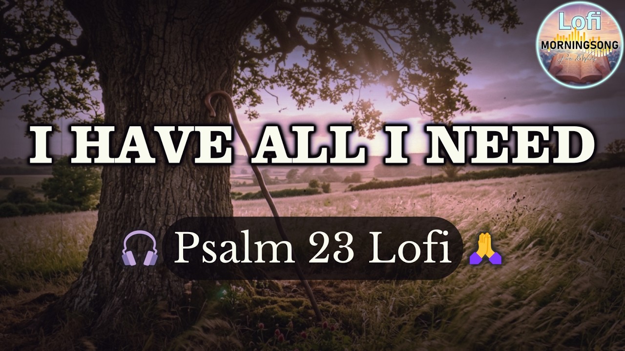 The Lord Is My Shepherd (Psalm 23) 🌿 Relaxing Lofi Worship for Deep Peace