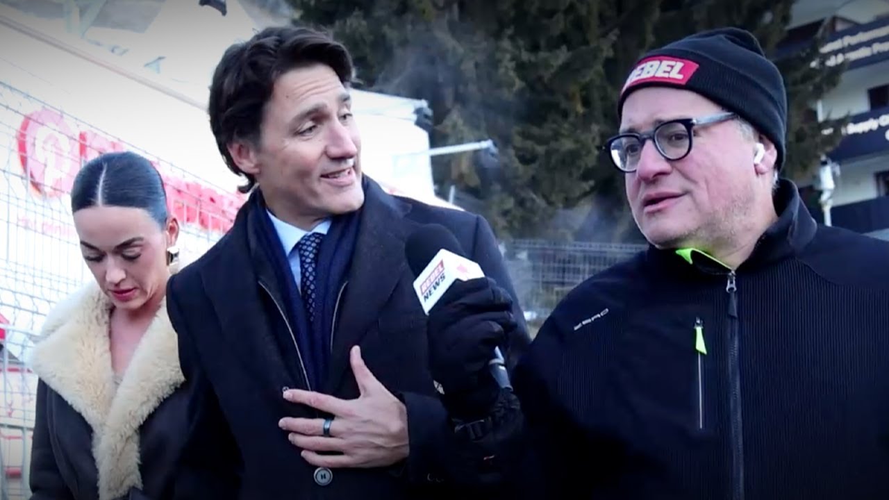 Ezra Levant Pummels Justin Trudeau with Questions at World Economic Forum