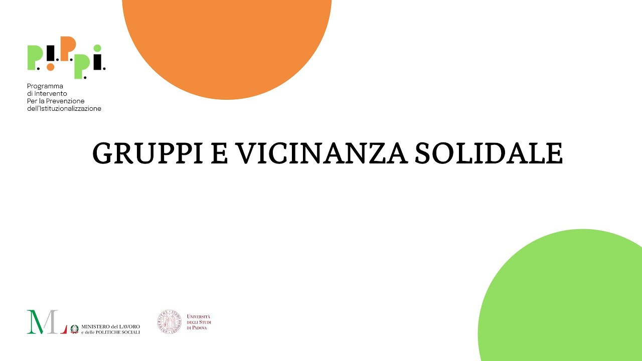 Gruppi e vicinanza solidale