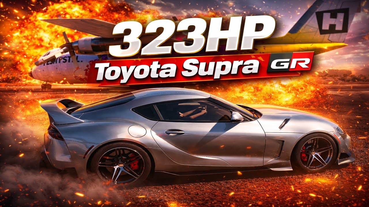 (4K) 323HP Toyota Supra GR - Forza Horizon 5