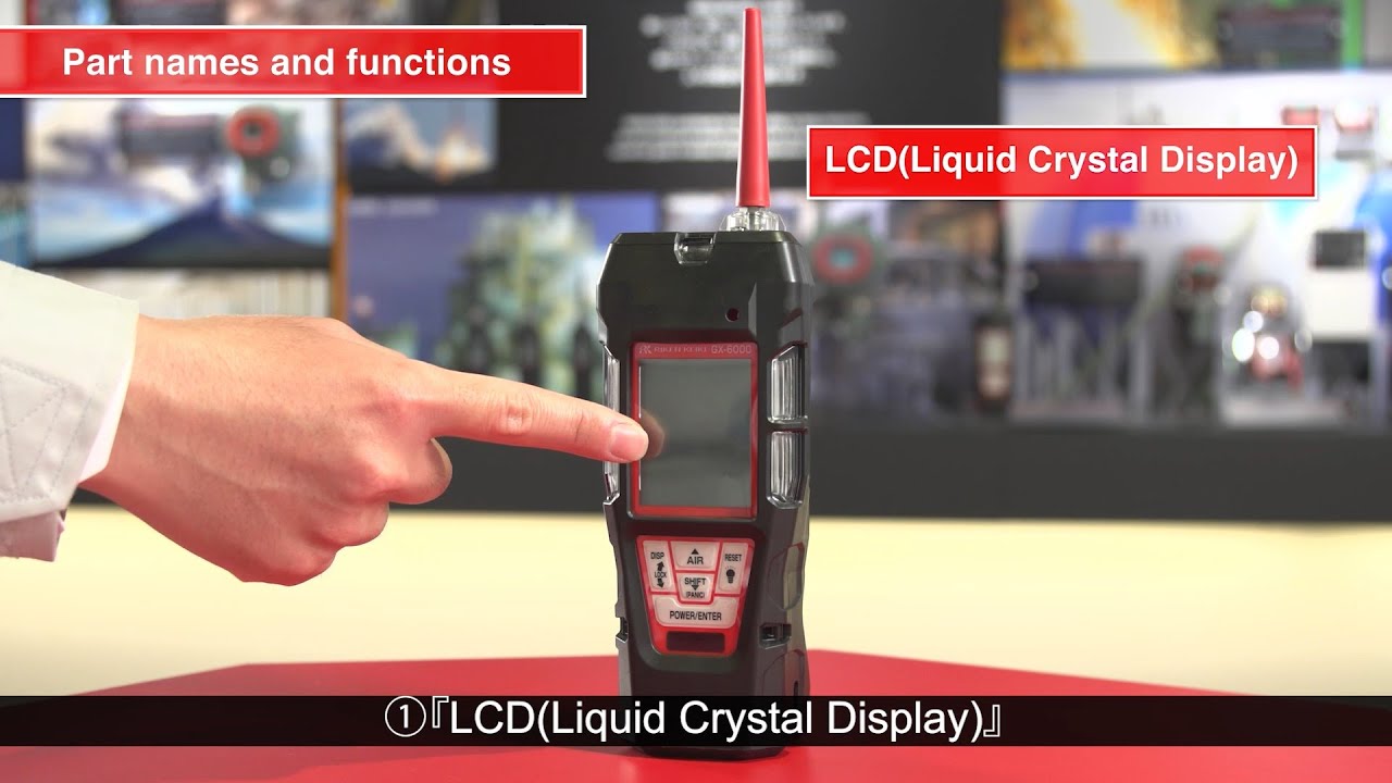 【GX-6000 gas detector】Simple instruction video【portable gas monitor】