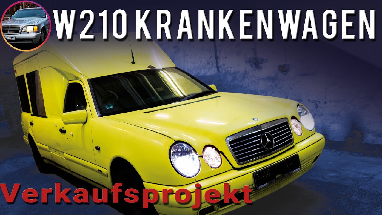 Mercedes W210 Krankenwagen / Ambulanz Verkaufsprojekt TEIL I: Fahrzeug übernommen