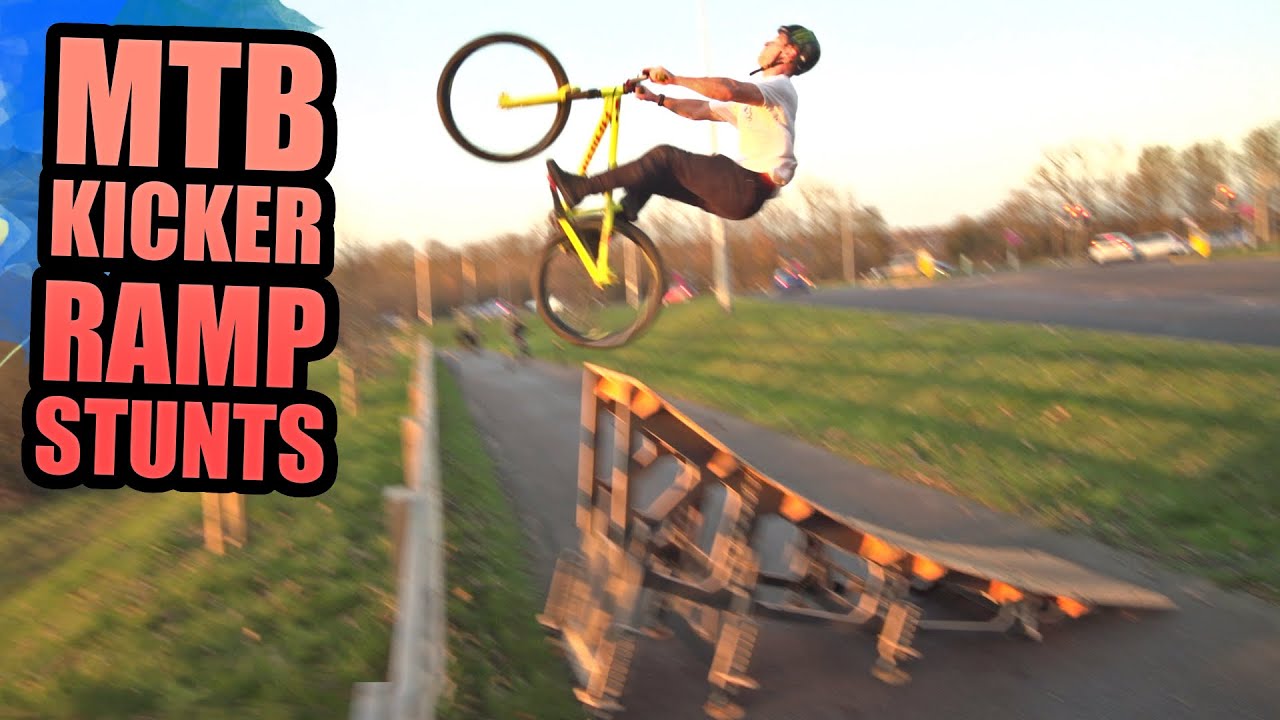 MTB KICKER RAMP STUNTS AND CAKE ELECTRIC MOTOCROSS BIKE