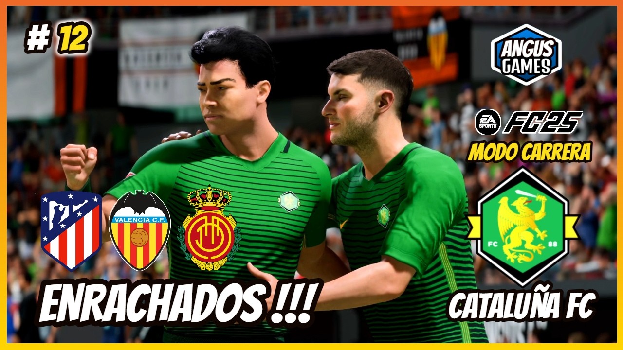 ENRACHADOS !!! -  FC 25 MODO CARRERA - CATALUÑA FC - ANGUS Games