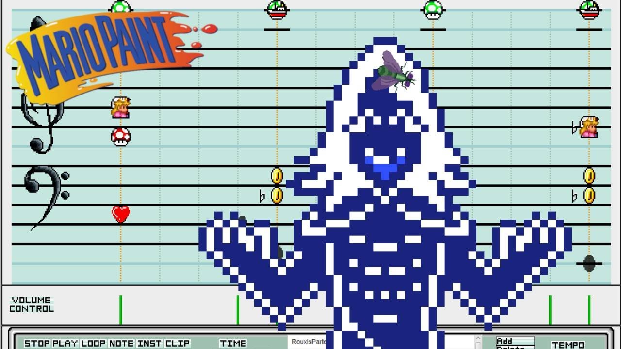 Super Mario Paint - It's Pronounced 'Rules' (Deltarune)