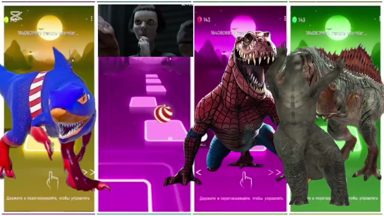 Superhero Dinosaur Battle!» и «All Dinosaurs in Superhero Form! Spider-Man,