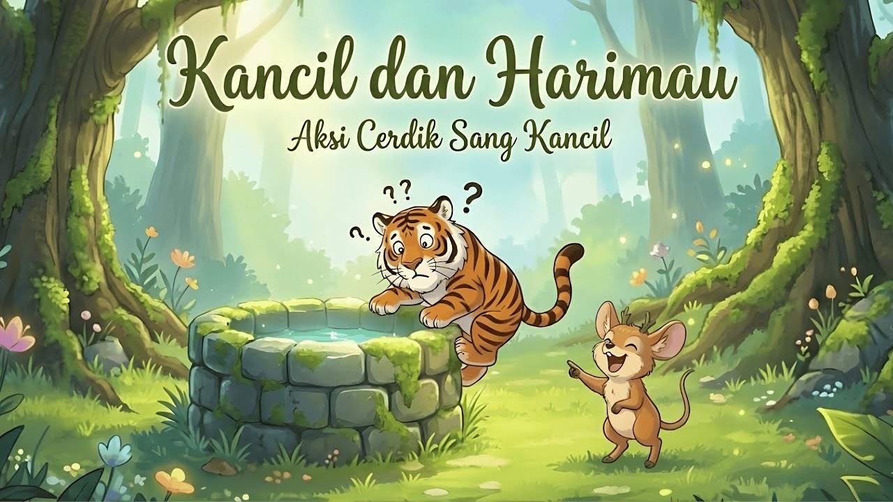 Kancil dan Harimau 🐭🐅 | Dongeng Anak Lucu yang Penuh Pesan Moral