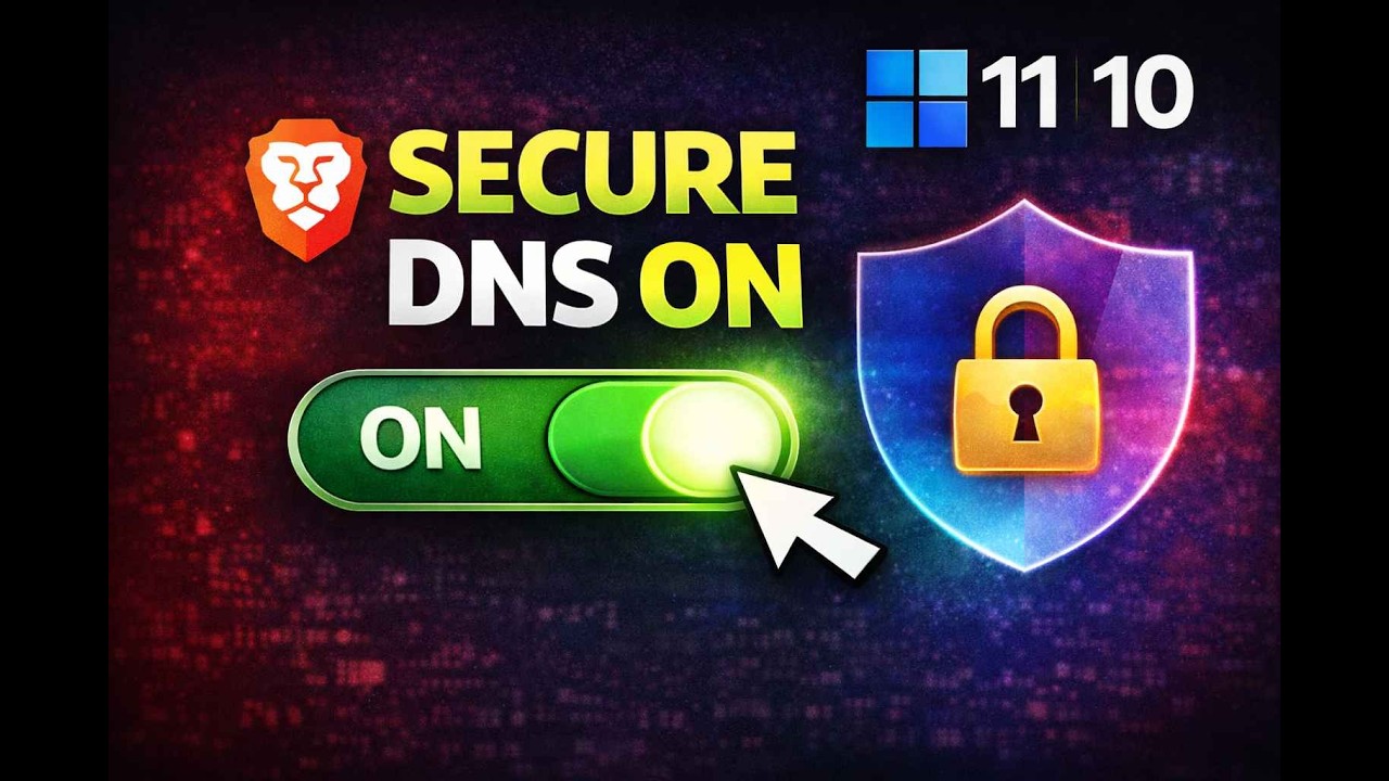 Как включить безопасный DNS в браузере Brave (Windows 1110) | Руководство от GearUpWindows