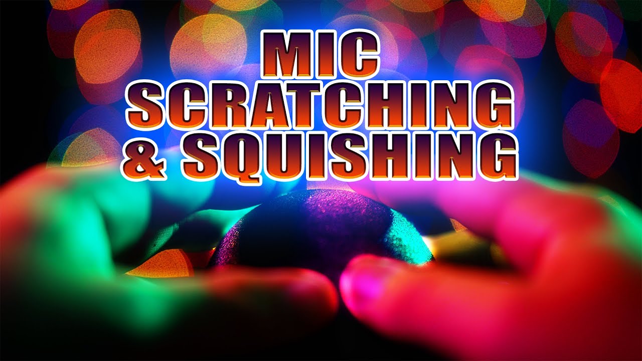 ASMR - (4K) Mic Scratching / Squishing Zoom h4n