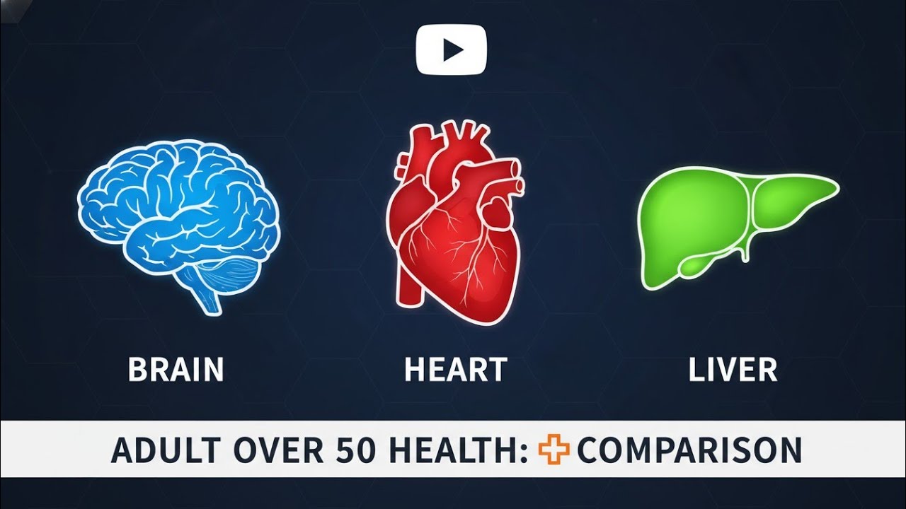 After 50, Which Organ Fails First? Brain, Heart, or Liver?