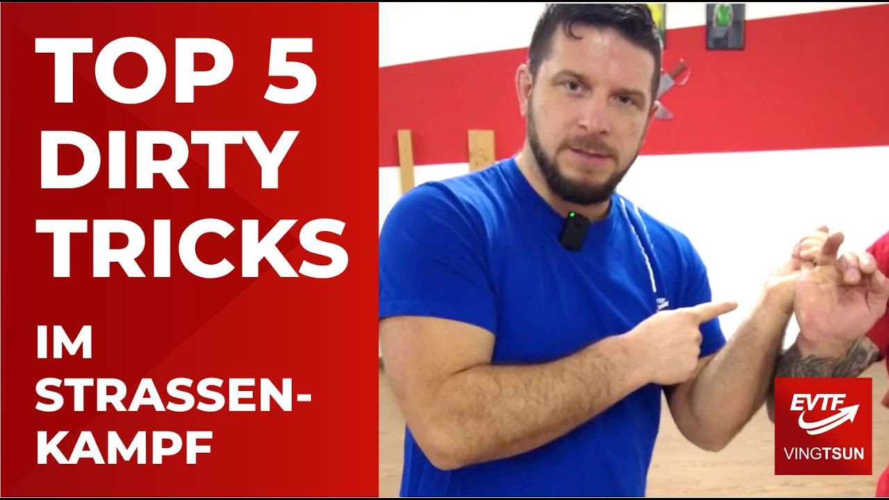 😈👊 Top 5 Dirty Tricks im Straßenkampf! Selbstverteidigung auf der Straße 😃💪