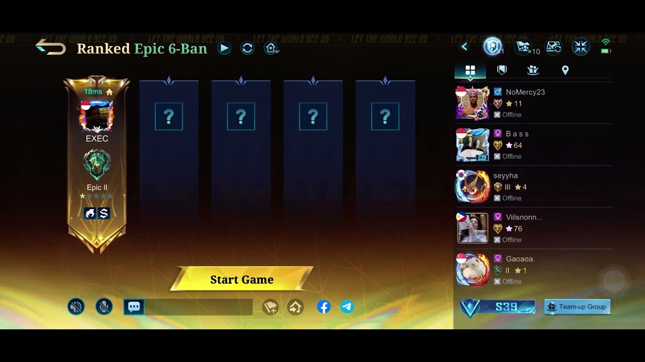 1 MINUTE LOBBY MOBILE LEGENDS