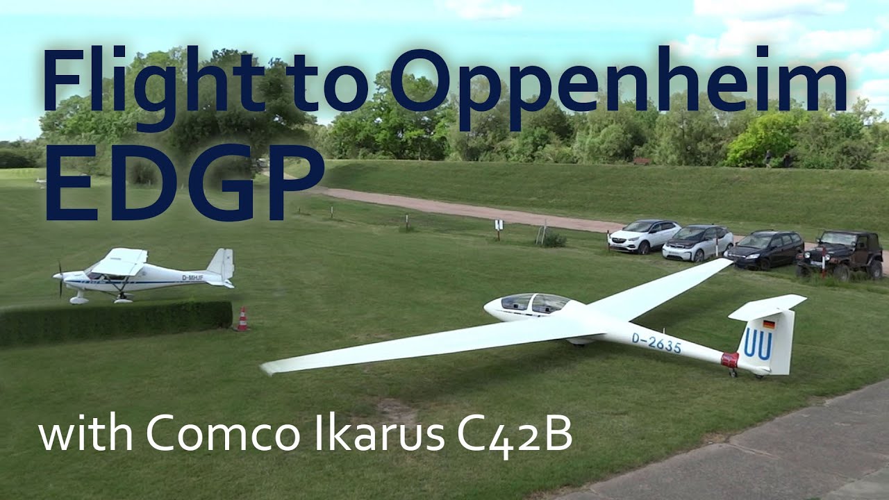 ✈ Flug nach Oppenheim mit einer Comco Ikarus C42B