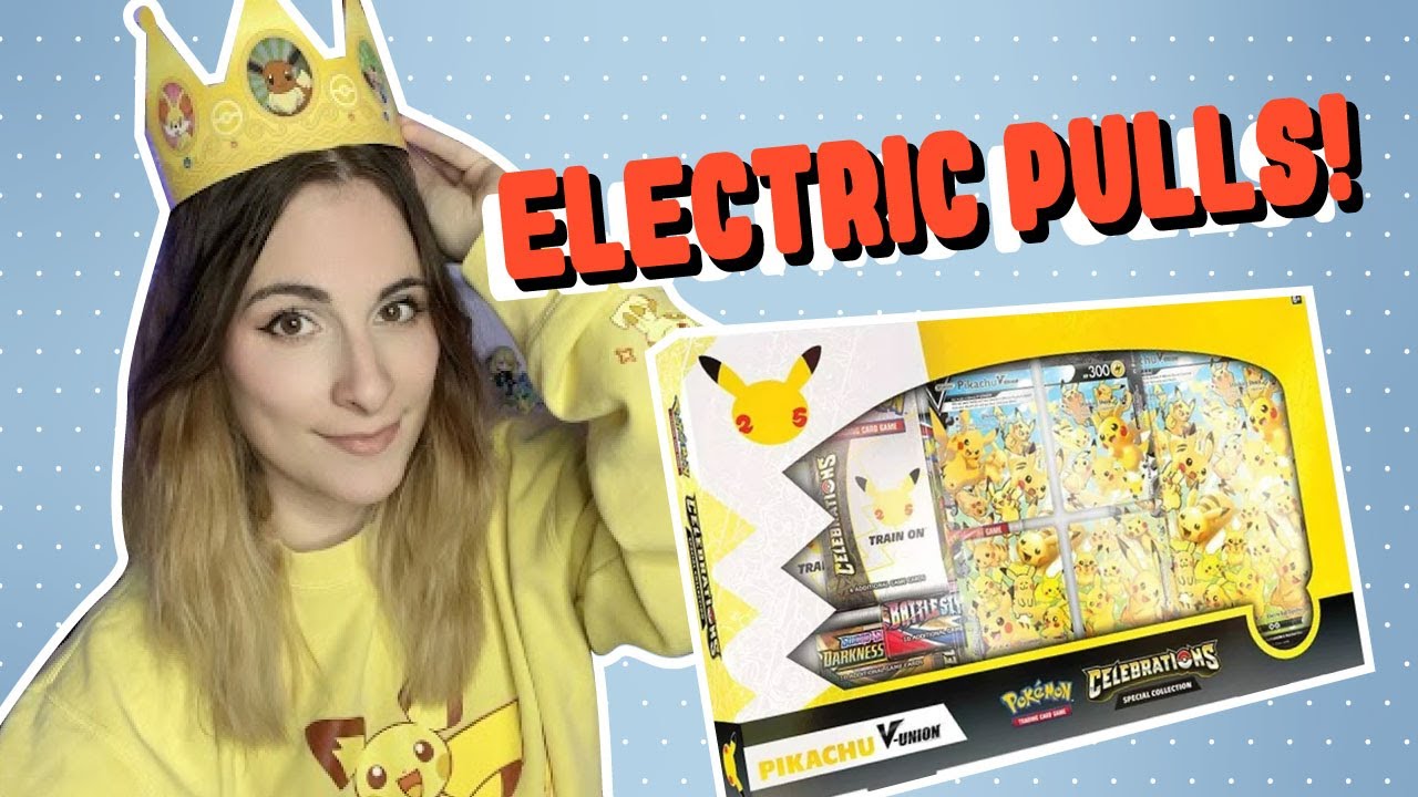 ELECTRIC! Pikachu Celebrations Box Opening