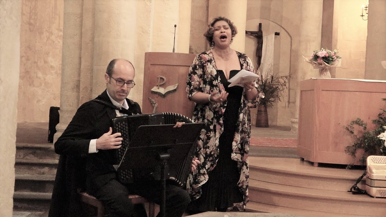 Sébastien FARGE - Fabienne DELLA MONICA  (chant)  Cournon (63) avril 2022 Ave Maria