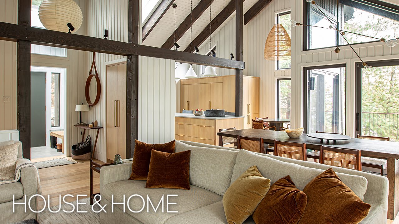 Cottage Makeover: 60s-Inspired Lakefront Cottage In Quebec