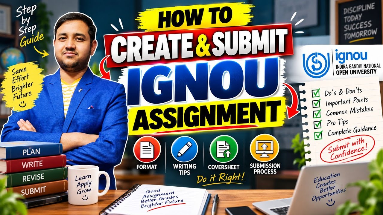 IGNOU Assignment | How to Create & Submit Assignments | Mistakes You Must Avoid 😱
