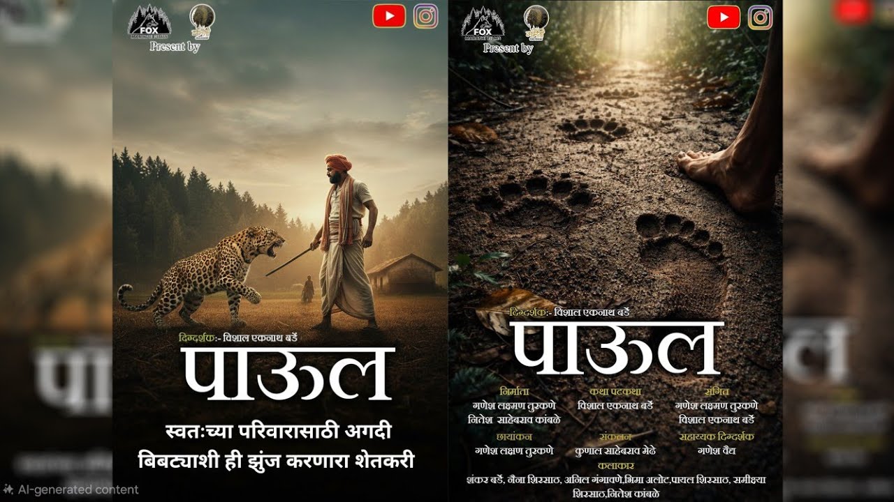पाऊल शॉर्ट फिल्म |दिग्दर्शक:- विशाल एकनाथ बर्डे| निर्माता:-गणेश आणि नितेश