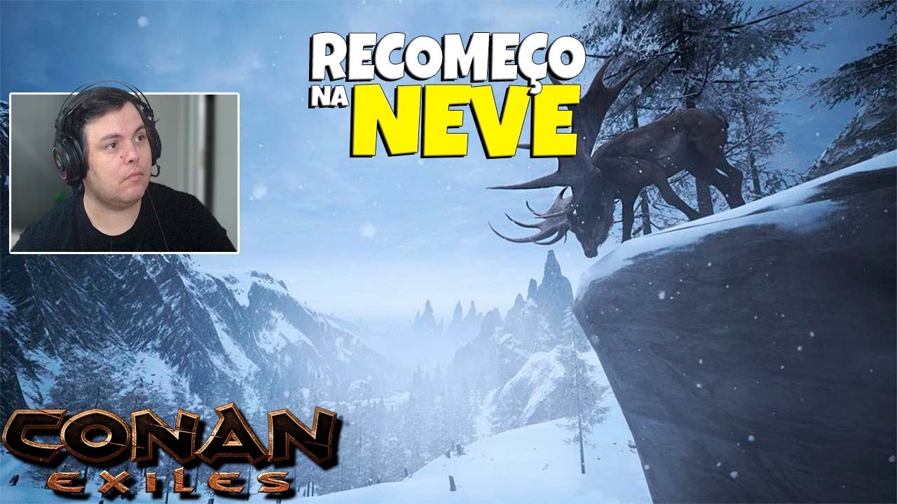 RECOMEÇO NA NEVE EM BUSCA DE UM NOVO LAR - Conan Exiles Age of War  Ep40