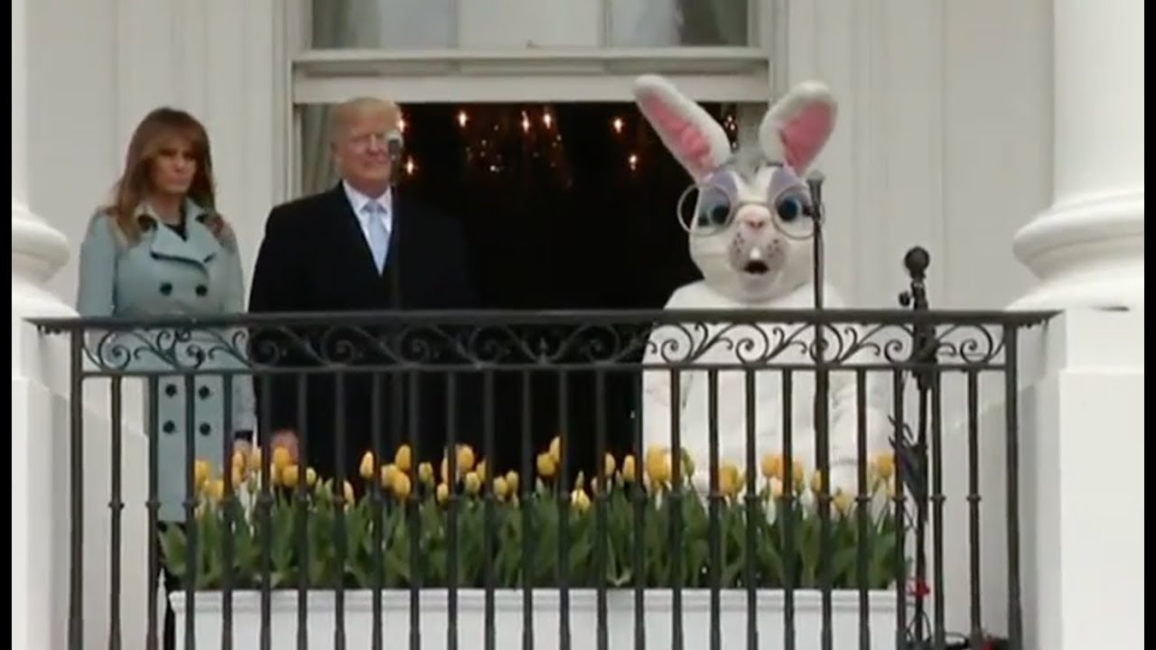 Trumps At White House Easter Egg Roll 2018
