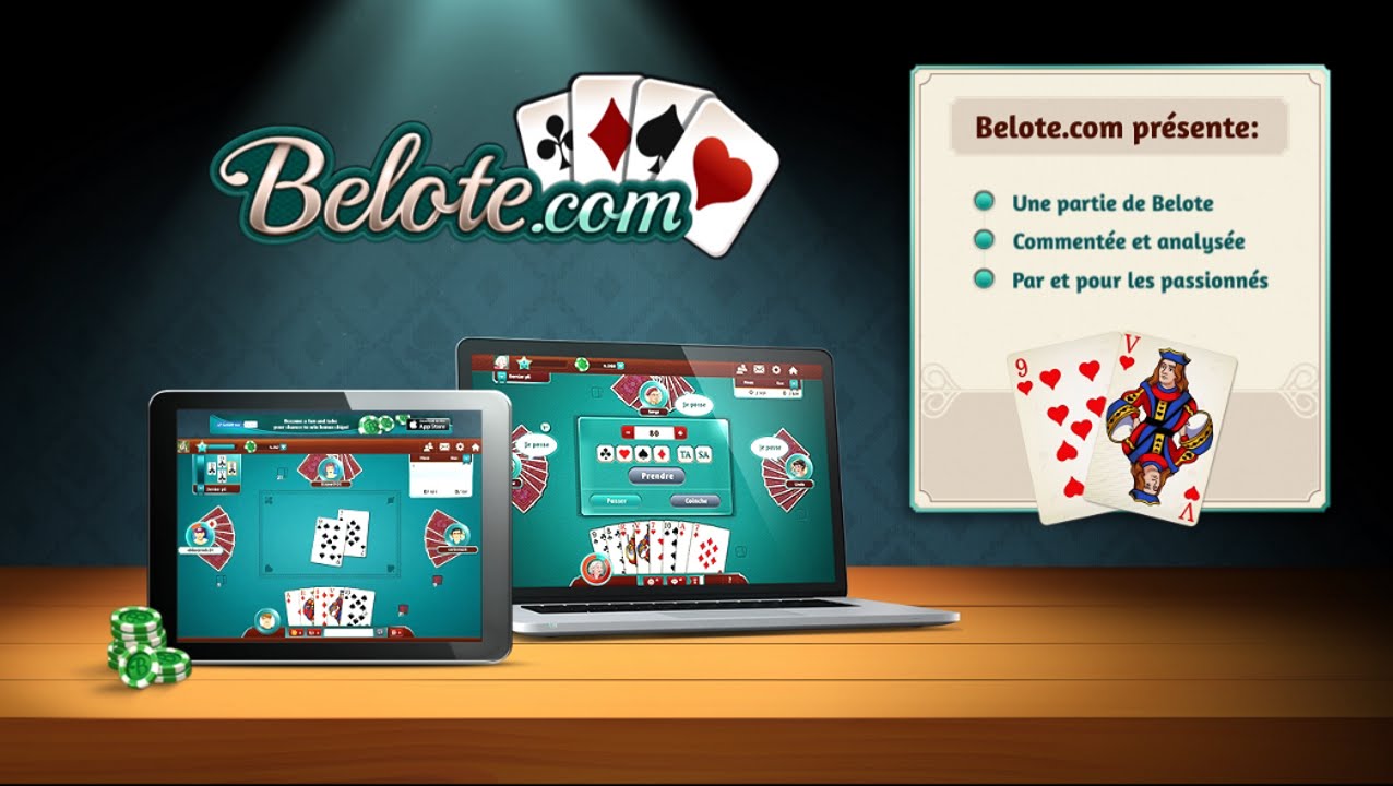 Belote.com : partie de Belote commentée !