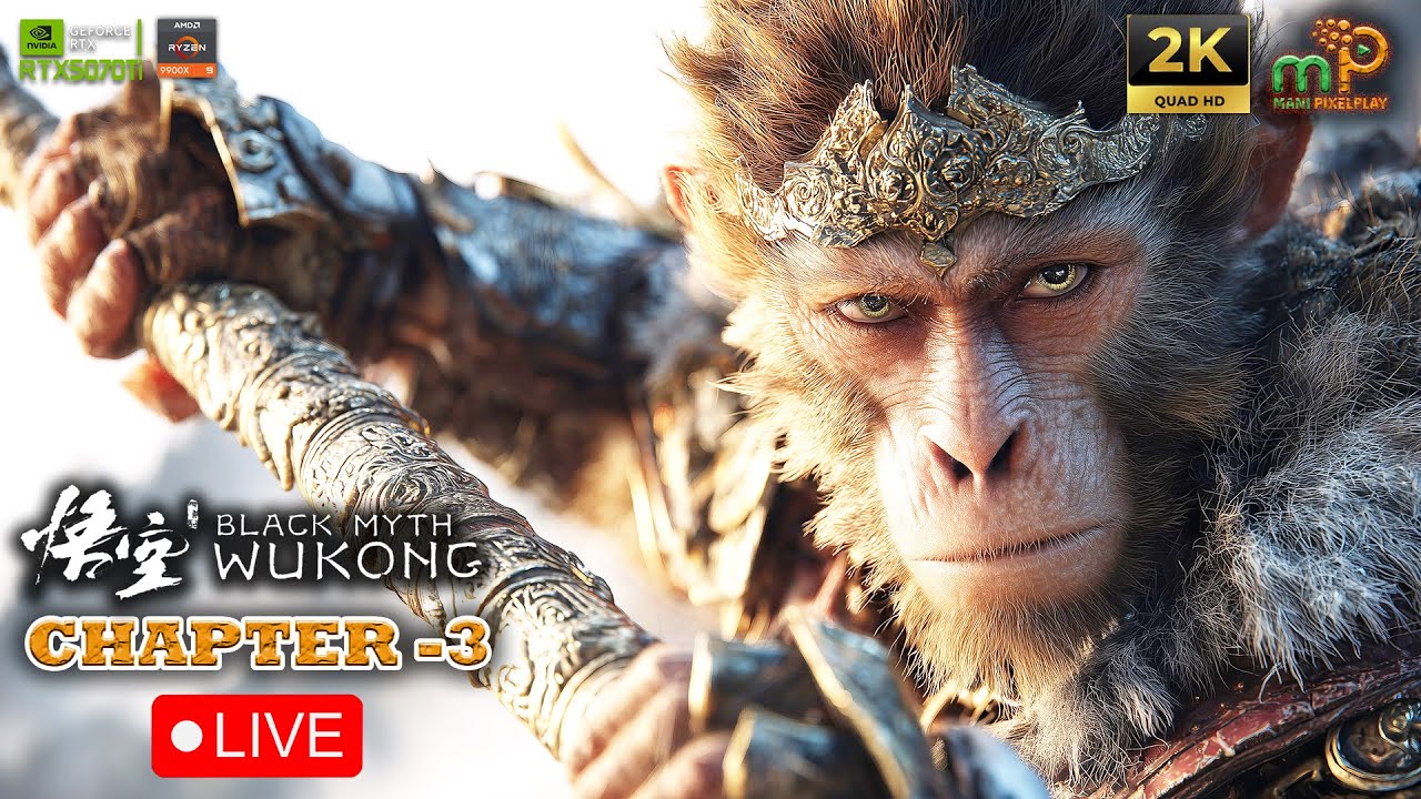 குரங்கு ராஜா Black Myth Wukong Tamil | Part 5 Live