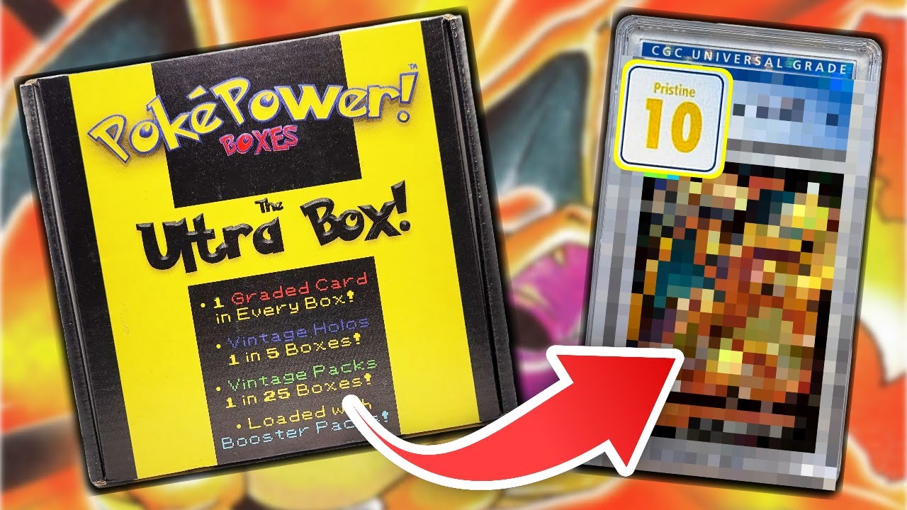 We Pulled A CGC PRISTINE 10 Charizard From A PokePower Ultra Box!