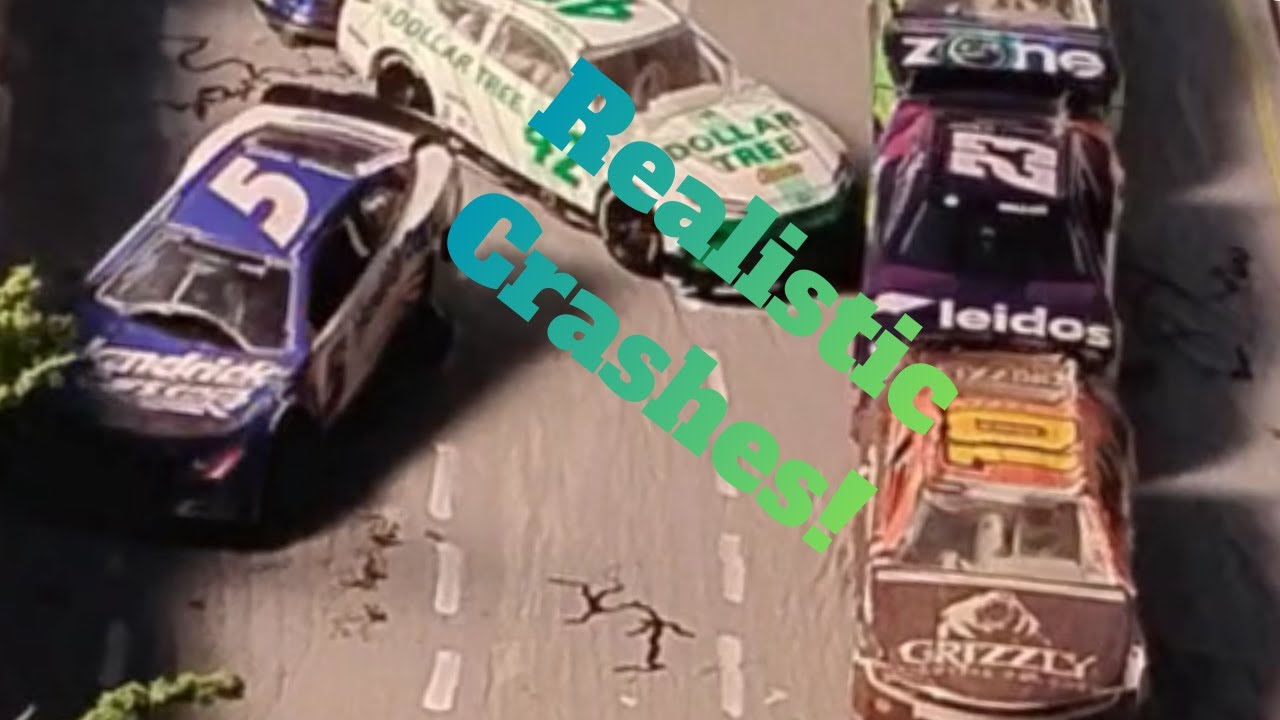 Realistic NASCAR Stop Motion Crashes 1