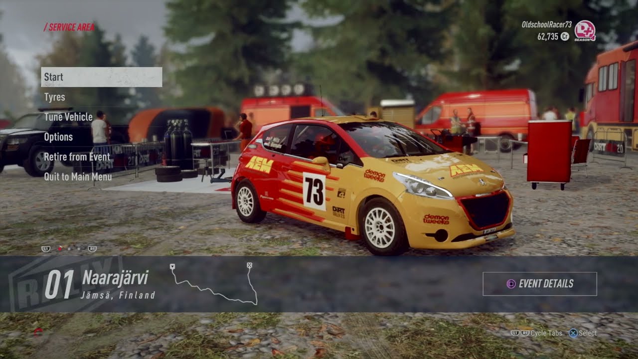 DiRT Rally 2.0_ Career Open Rally Finland stage 1 + Replay