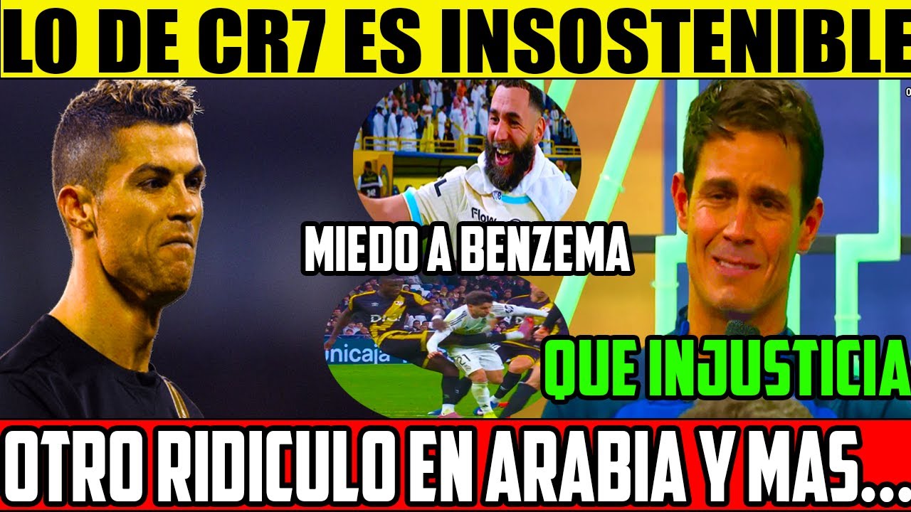🤣EXPLOTO TODO, LO DE CR7 ES INSOSTENIBLE, OTRO RIDICULO, EDU AGUIRRE ENLOQUECE y MAS.💣