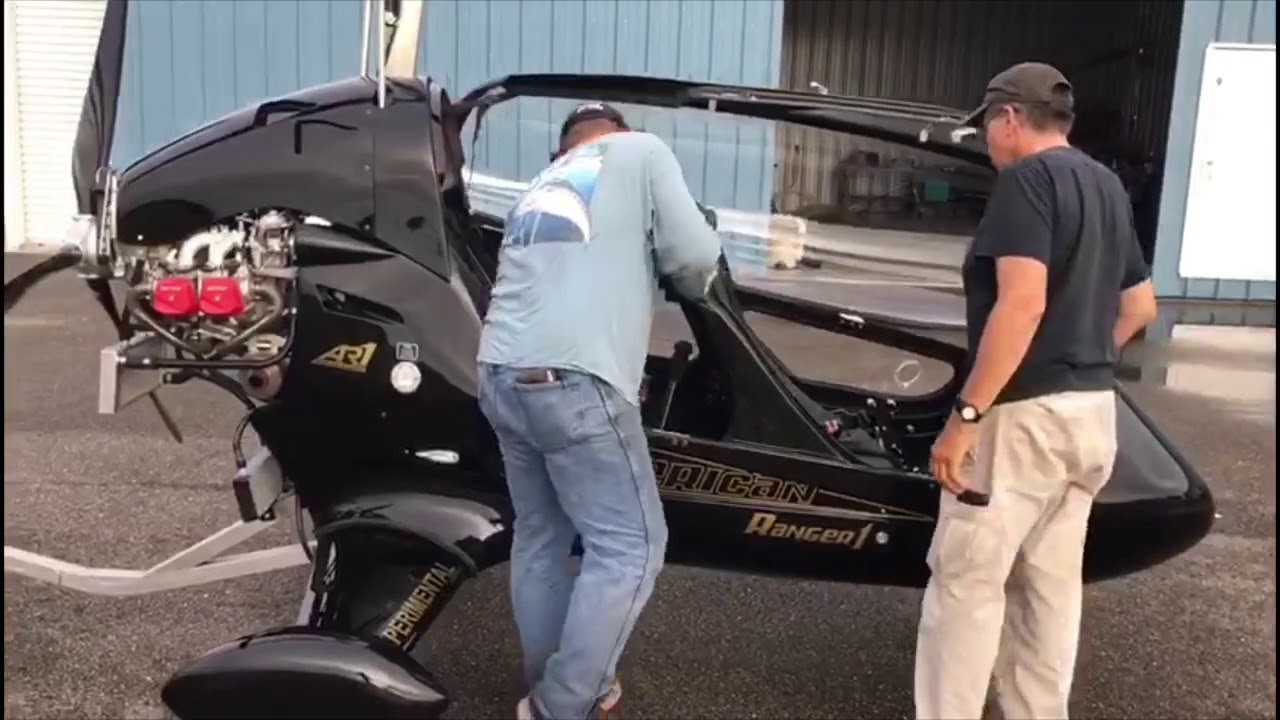 AR-1 Enclosed gyro by SilverLight Aviation test flight by Greg Spicola